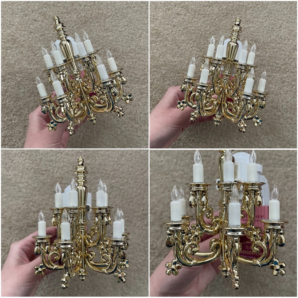Bath & Body Works Bridgerton Gold Chandelier Nightlight Wallflower Plug - Picture 16 of 16